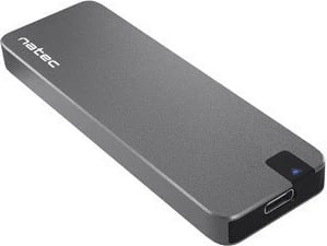 Kasë e jashtme SSD Natec Rhino M.2 NVMe, USB-C 3.1 Gen 2, Gri