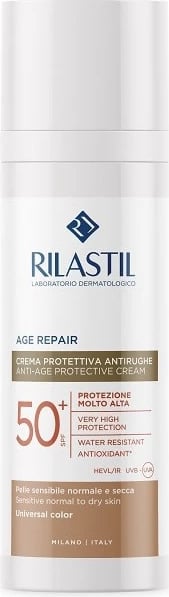 Krem mbrojtës dielli me ngjyrë Rilastil Sun System Age Repair SPF 50+, 50ml unisex