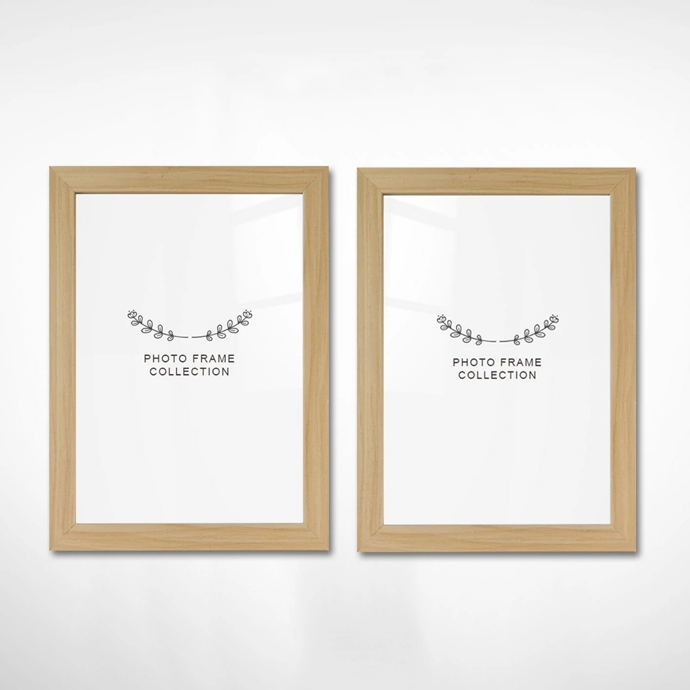 Kornizë fotografish (2 copë), ngjyrë natyrale, 13x18cm, Evila Originals, 2NFC1011_1318