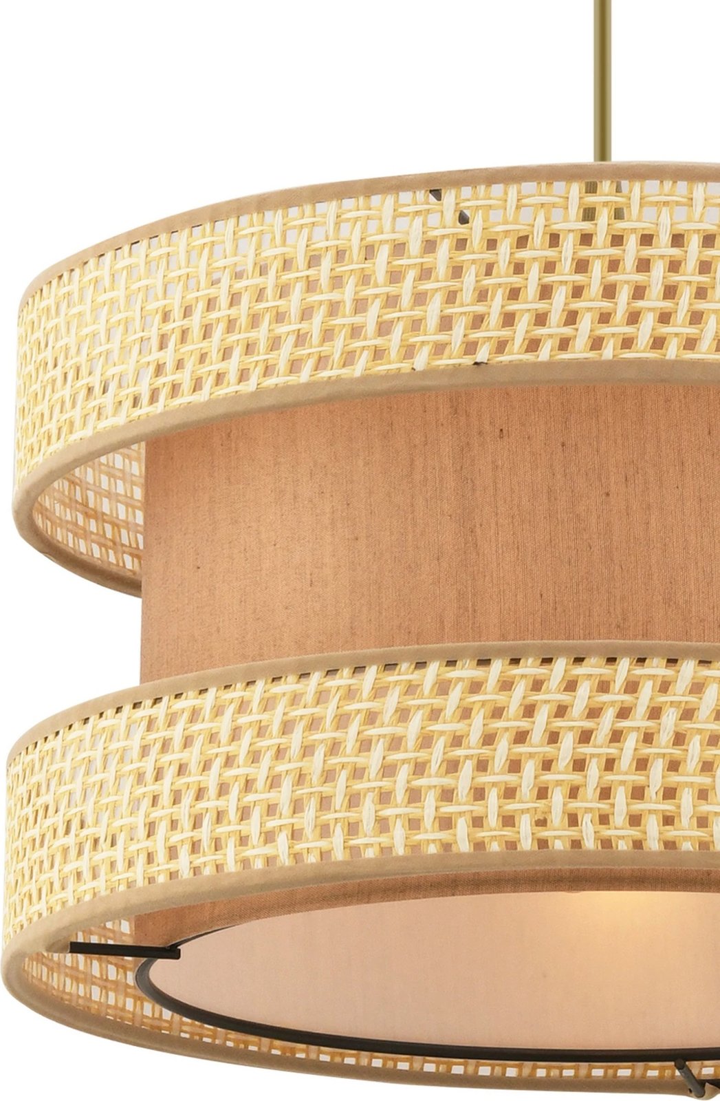 Llambë tavani Opviq, Halo Hazeran, ngjyrë camel dhe kafe Llambë tavani Opviq, Halo Hazeran, ngjyrë camel dhe kafe