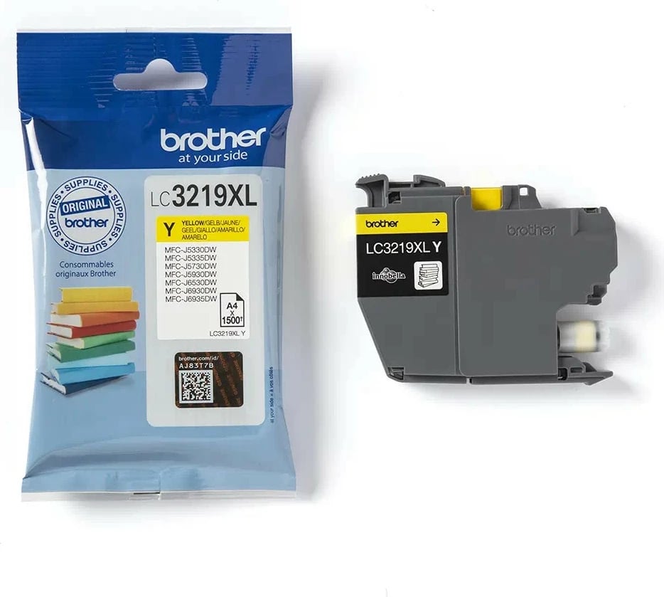 Toner Brother LC3219XLY, i verdhë, për MFC-J5330DW/J5335DW/J5730DW/J5930DW/J6530DW/J6930DW/J6935DW