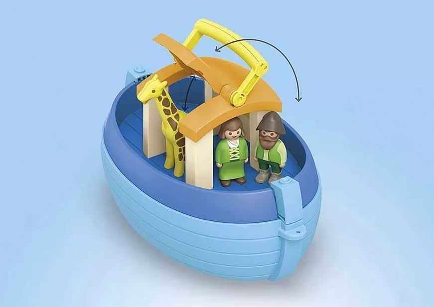 Set figurina Playmobil Junior 71681 Arka e Noes, 15 pjesë