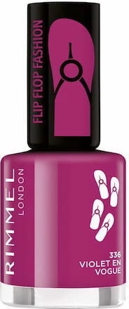Llak për thonj Rimmel 60 Seconds Flip Flop 336 Violet En Vogue 8ml