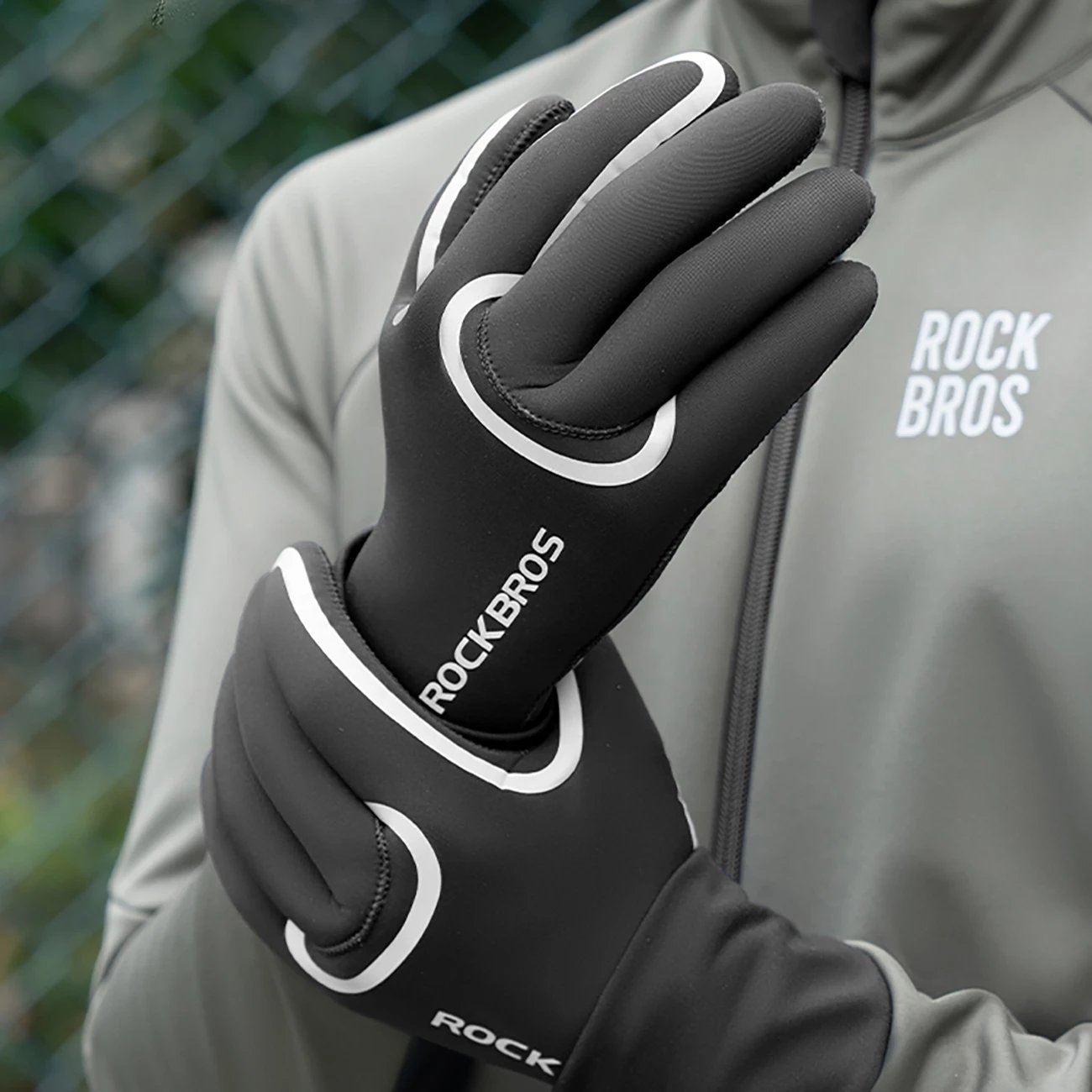 Doreza çiklizmi Rockbros 1631000702, L/XL, të zeza, waterproof