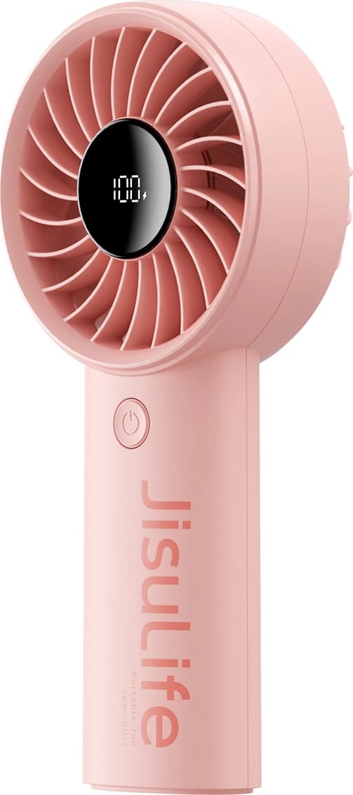 Ventilator dore Jisulife Life4, 5000mAh, USB-C, Rozë