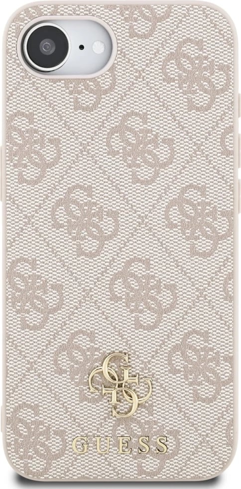 Mbështjellës, Guess, 4G Small & Classic, MagSafe, për iPhone 16e, rozë