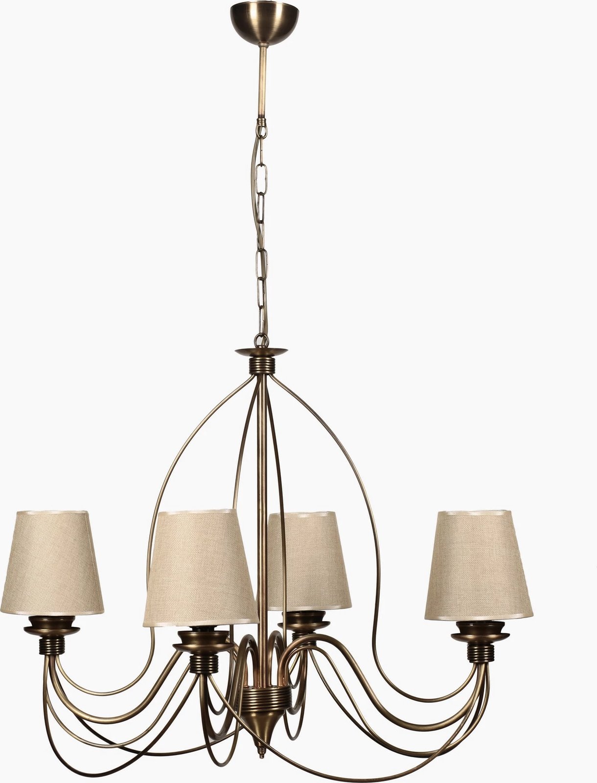 Kandil tavani Opviq Berfin, 4 drita, eskitme, abazhura hasiri