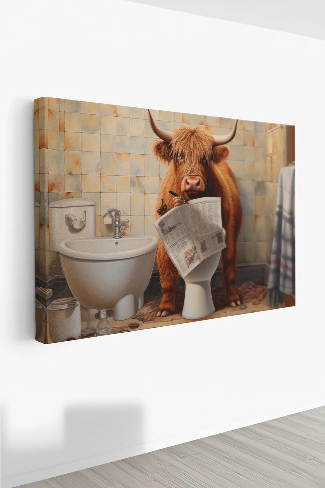 Pikturë dekorative në kanavacë, shumëngjyrëshe, Wallity, Ersyaıhyvn59, 70x100cm