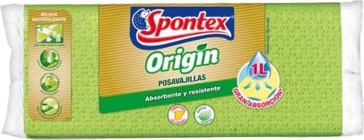 Pecetë për enë Spontex Origin jeshile