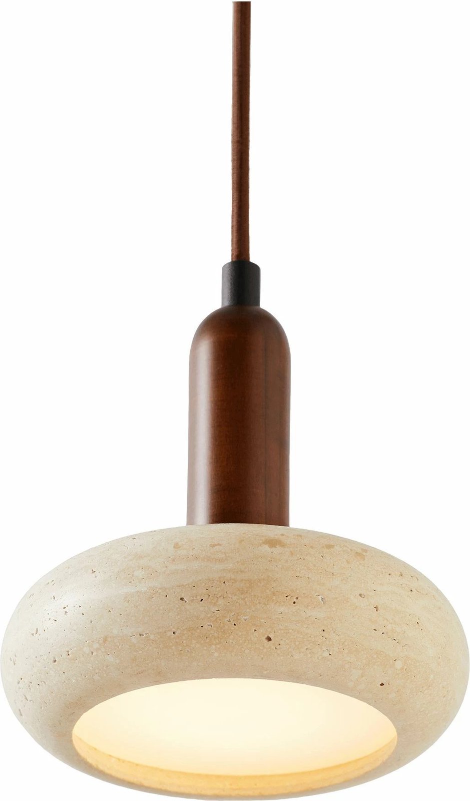 Llambë tavani Opviq, Worm, ngjyrë druri arre dhe bezhë