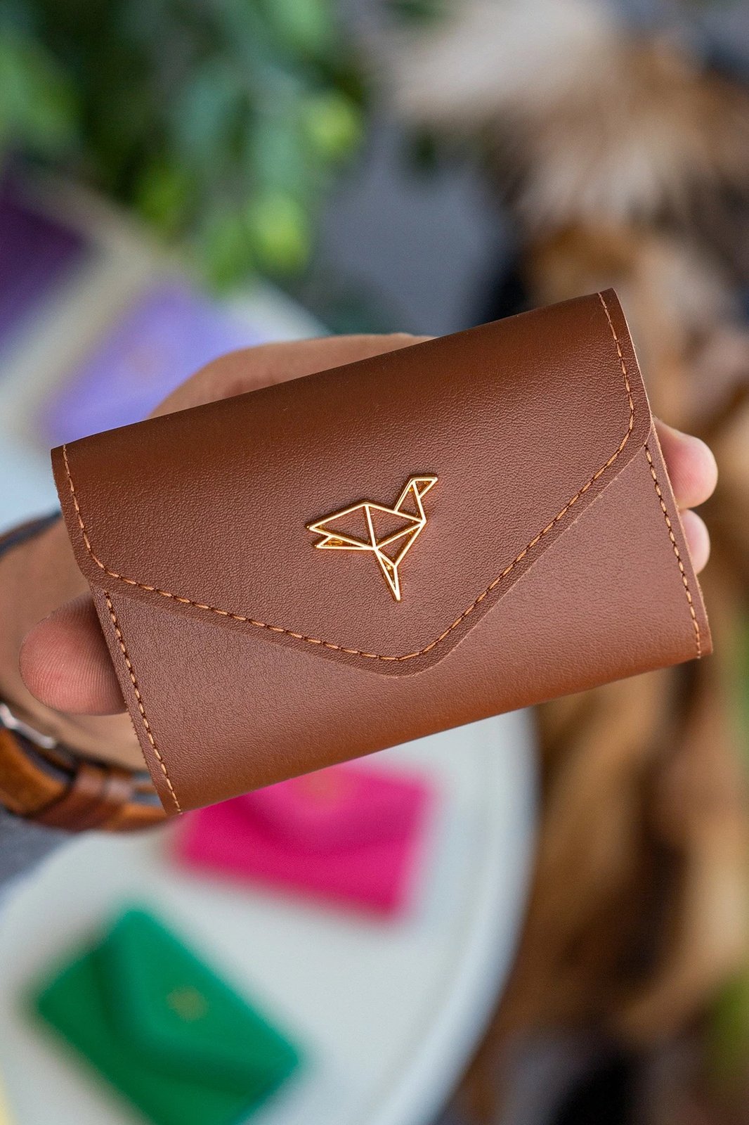 Portofol për gra, ngjyrë tan, Lviv, Zoozie Bags