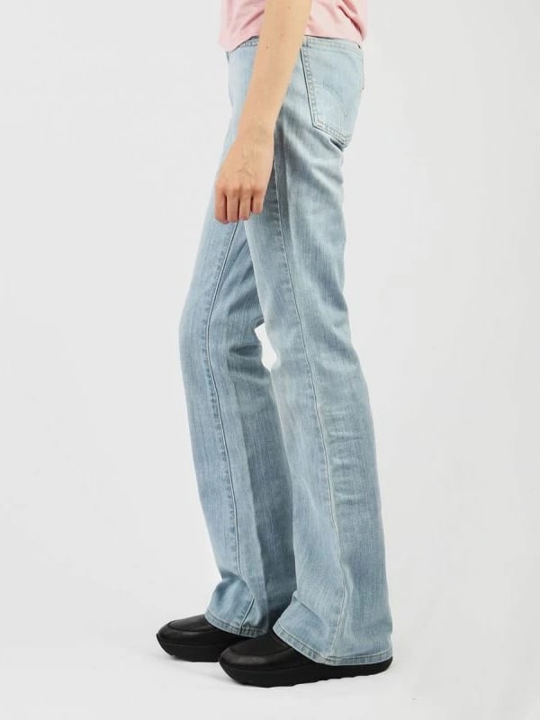 Pantallona Levi's Bootcut për femra, blu