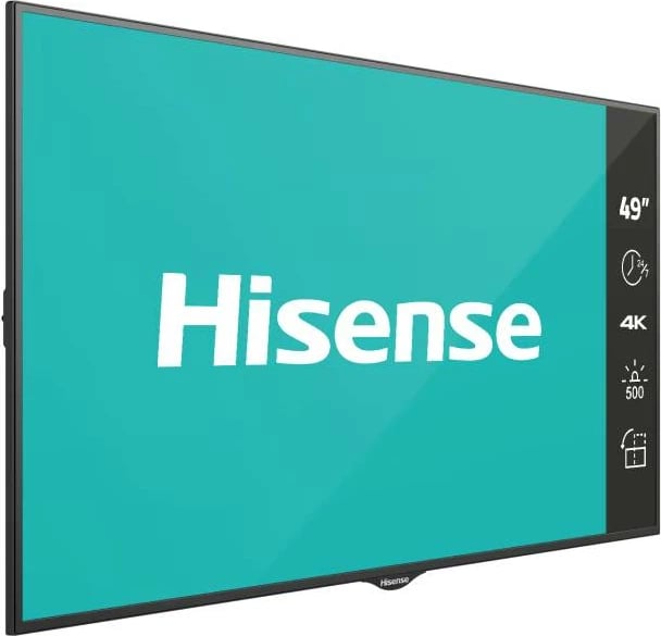 HISENSE 49" 49BM66AE 4K UHD Digital Signage Display - 24/7 Operation