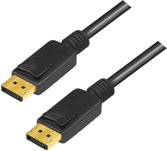 Kabllo DisplayPort LogiLink CV0139, 5m, 8K 60Hz, 4K 120Hz, e zezë