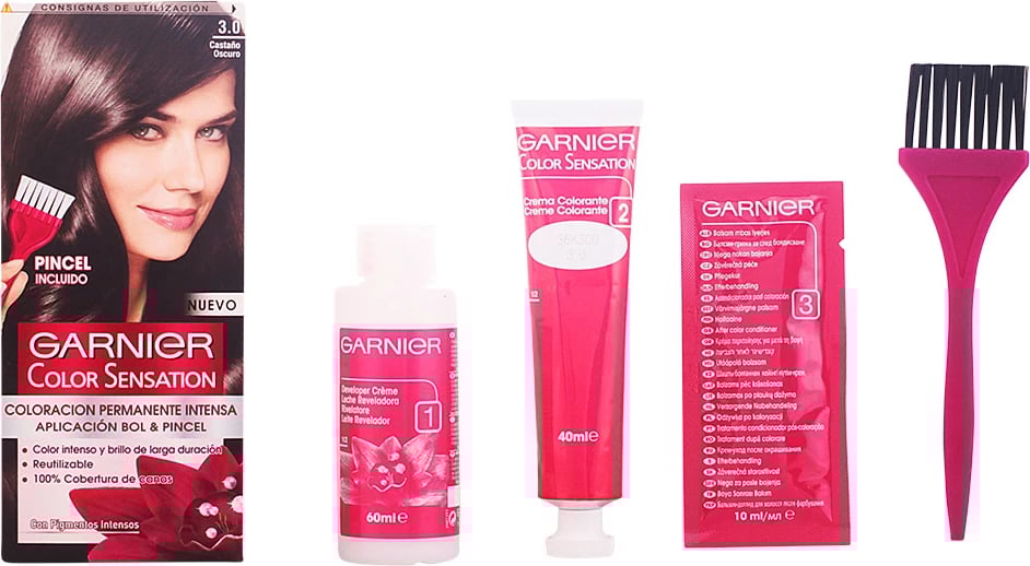 Ngjyrë për flokë Garnier Color Sensation 3.0 unisex kafe e errët