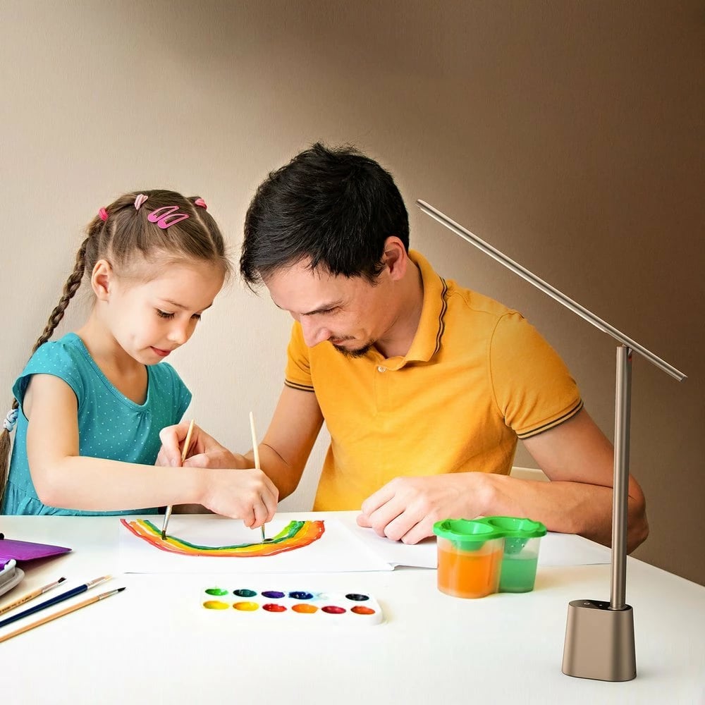 Llambë tavoline Baseus Smart Eye DGZG-0G, LED, pa kabllo, 2200 mAh, Gri