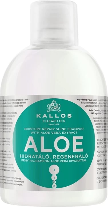 Shampon për femra Kallos Aloe Moisture Repair Shine, 1000ml