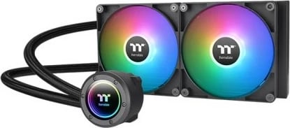 Ftohës i lëngshëm Thermaltake TH280 V2 ARGB, 280mm, 14 cm, i zi