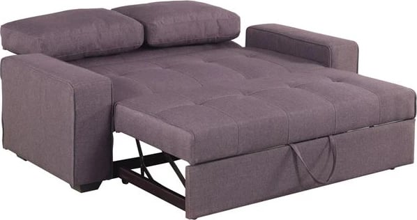 Divan/Shtrat Kanna 2 vendësh FH3082.01 me pëlhurë kafe 176x102x91 cm