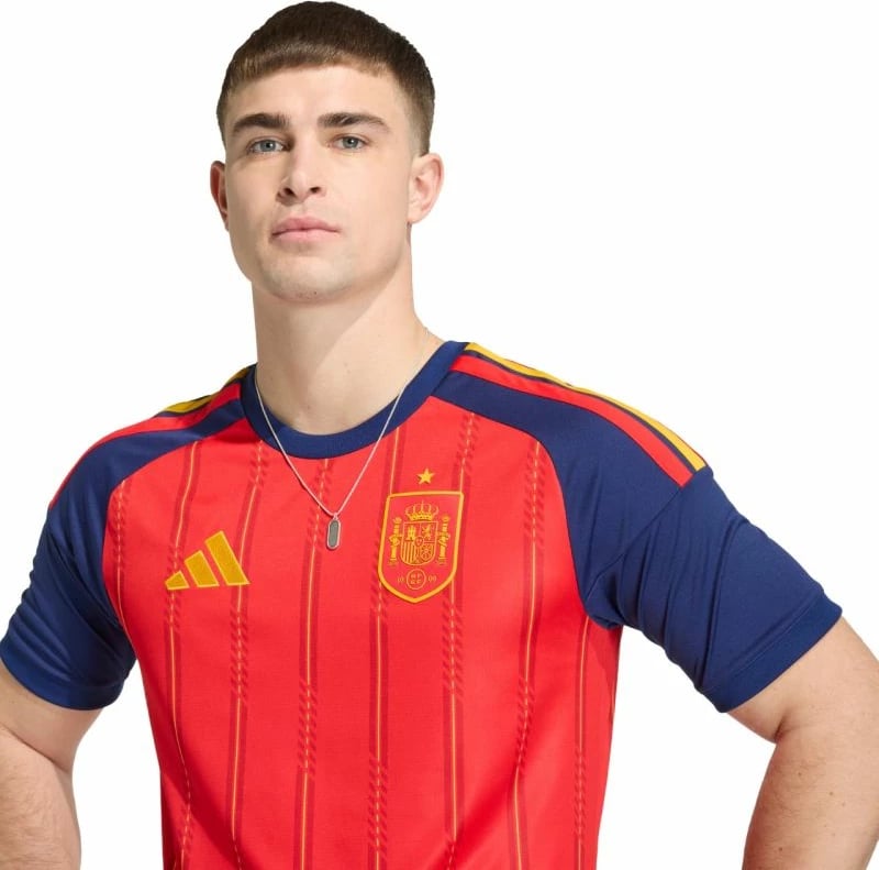 Fanellë futbolli për meshkuj adidas, e kuqe