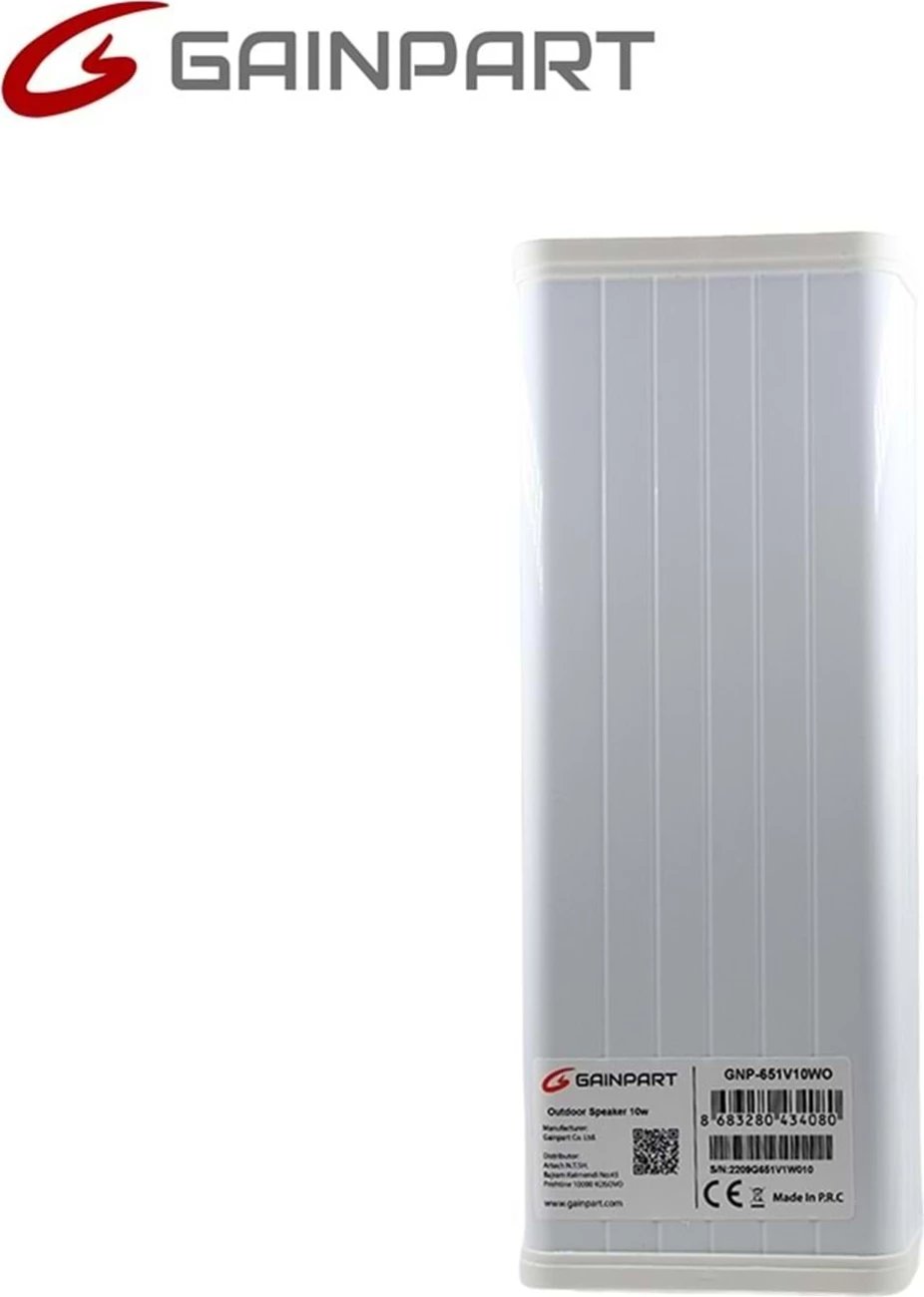 GNP-651V10WO Wall Speaker 10W White Outside 206×106×75mm
