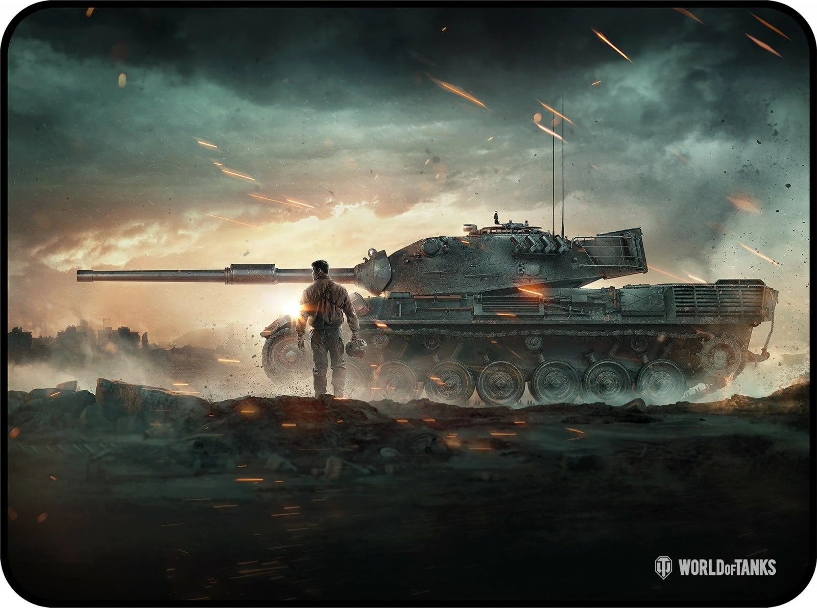 Mauspad YENKEE CRUISER WT47 Limited Edition World of Tanks, 470x350 mm, i zi, dekorativ