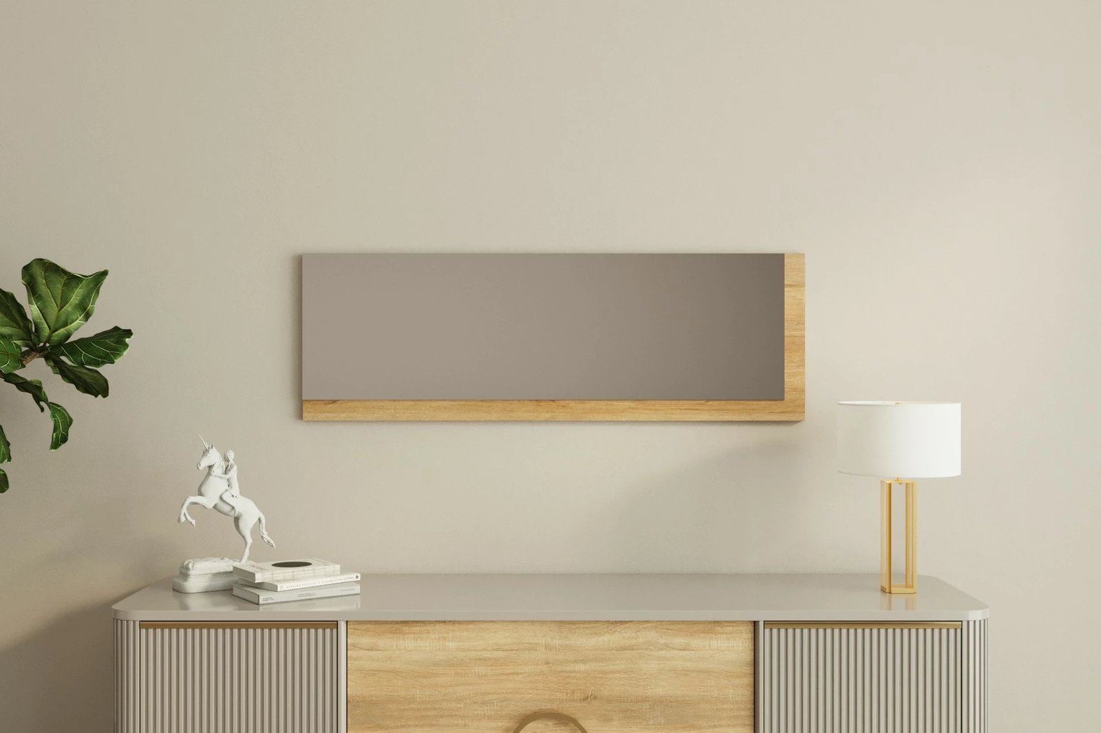 Pasqyrë Hanah Home, Lariya, e bardhë, natyrale