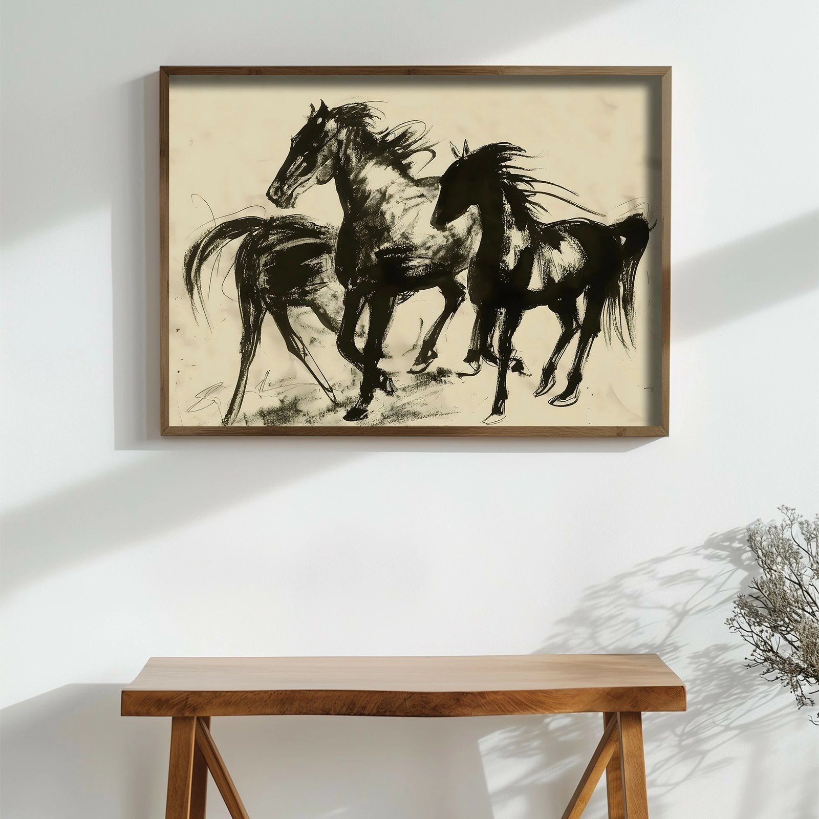 Pikturë dekorative me kornizë, MDF, shumëngjyrëshe, Wallity, GE167-L