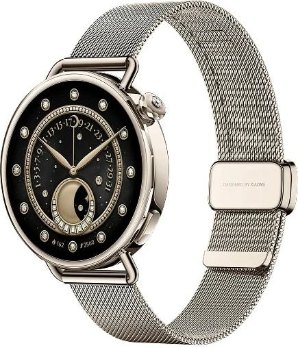 Smartwatch, Xiaomi Watch S4 41mm, 1.32" 466x466, 320 mAh, 5 ATM, Bluetooth, Gold