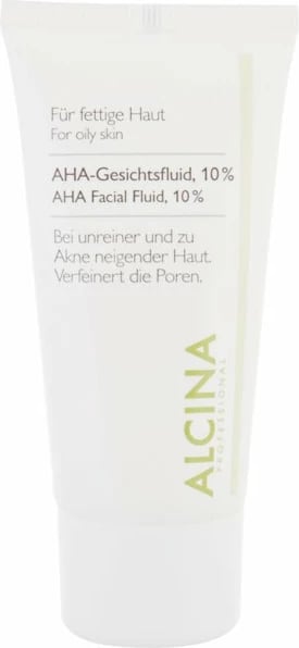 Krem nate për fytyrë ALCINA AHA Facial Fluid 10% për femra, 50ml