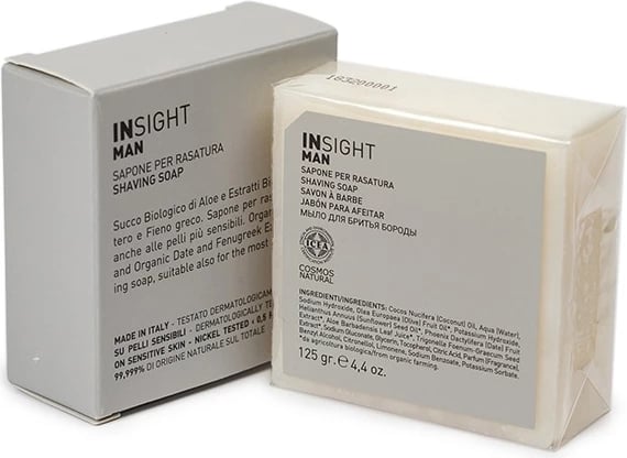 Sapun për rruajtje për meshkuj INSIGHT MAN 125g