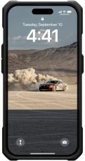 Mbështjellës Urban Armor Gear Monarch Kevlar për celular, 6.1", i zi
