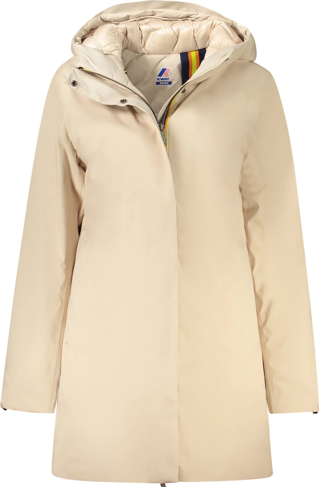 Trenchcoat për femra K-WAY, beige
