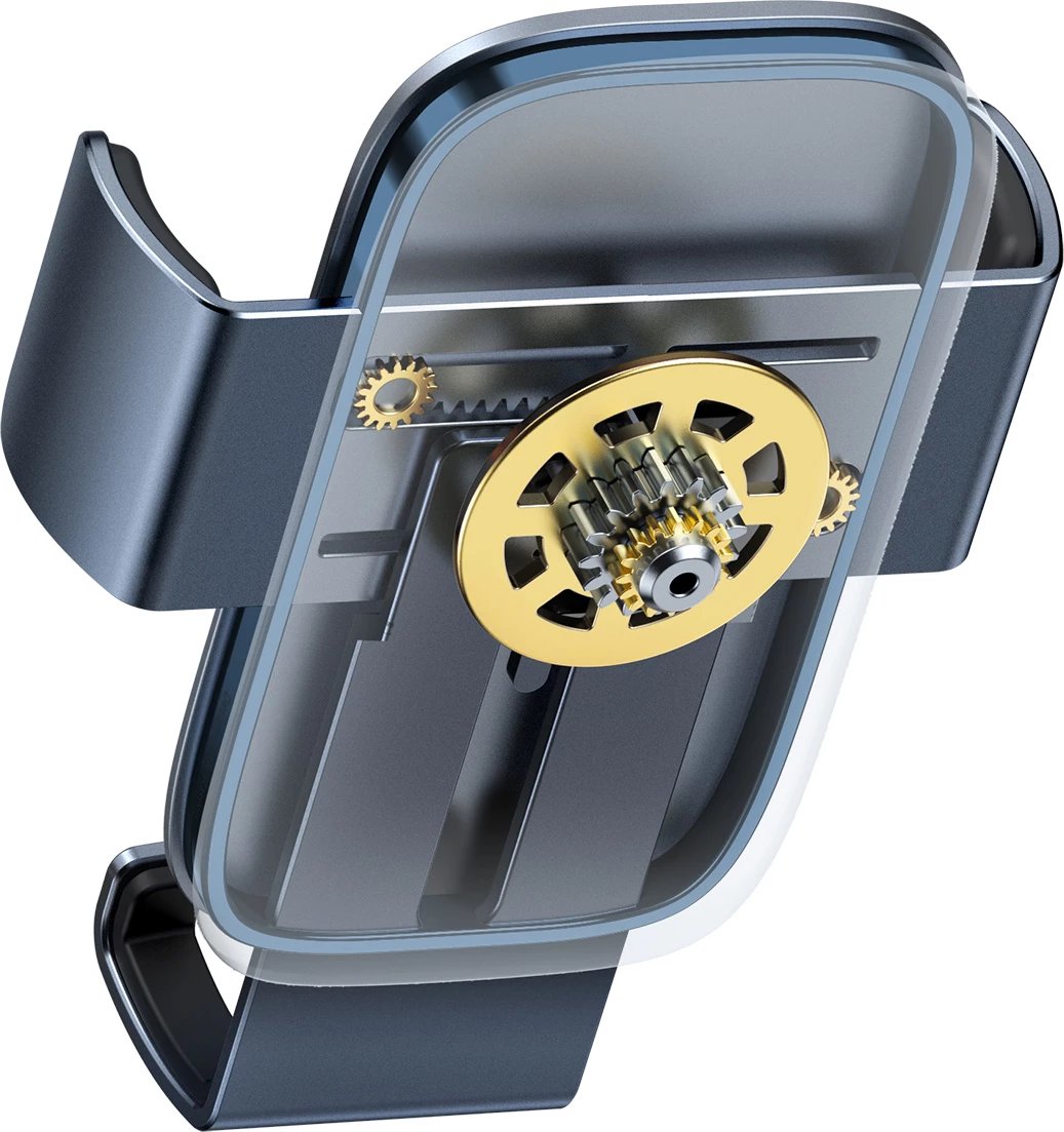 Mbajtës telefoni për veturë Baseus Metal Age II SUJS000013, gravitacional, metal, gri e errët