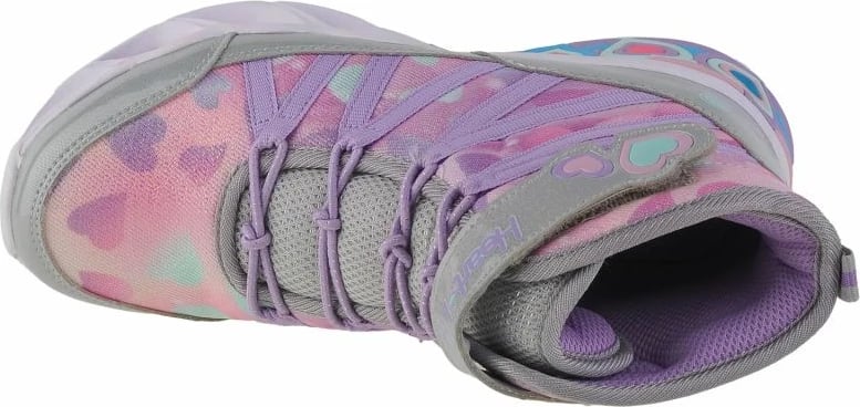 Këpucë fëmijësh Skechers, argjendi