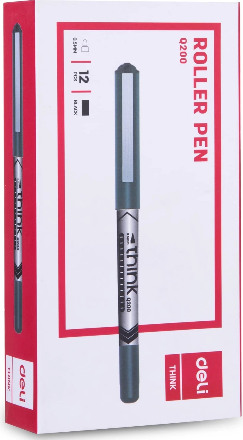 DELI KIMIK BALLPOINT Q00320 BLACK 0.7 1/12