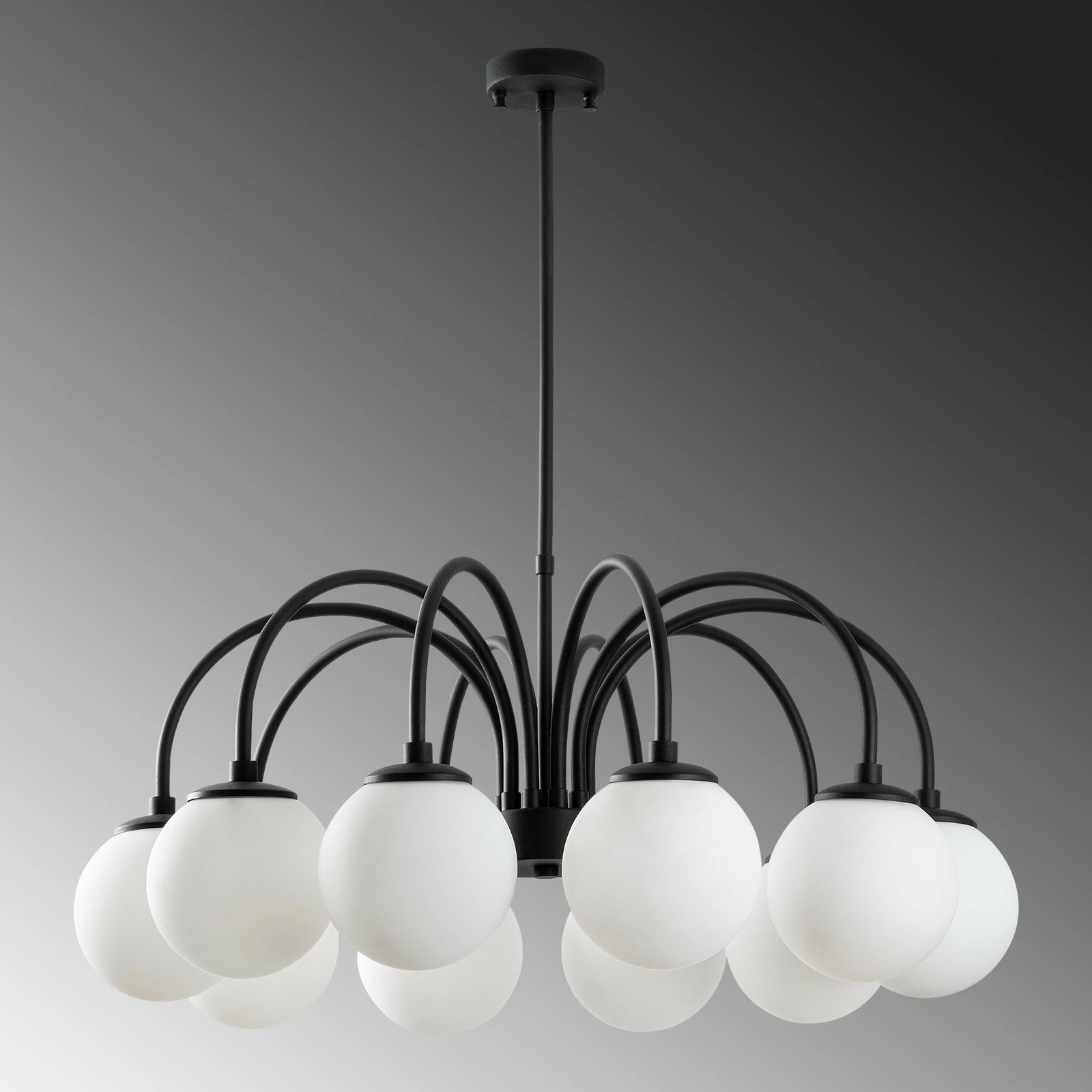 Llambadar modern Opviq, ngjyrë e zezë, Sferıs - 13940