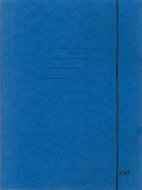 Dosje me gomë NEXT A3, Fibermark, Blu