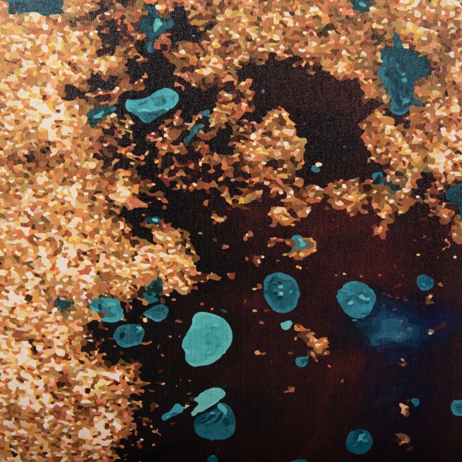 Pikturë muri GOBI, kanavacë e printuar, 98x2.5x68cm