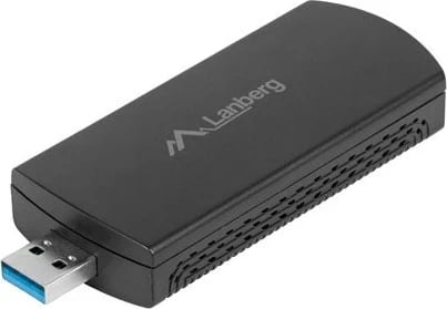 Kartë rrjeti wireless USB Lanberg NC-3000-WI, Wi-Fi 6E, 3000 Mbit/s, e zezë