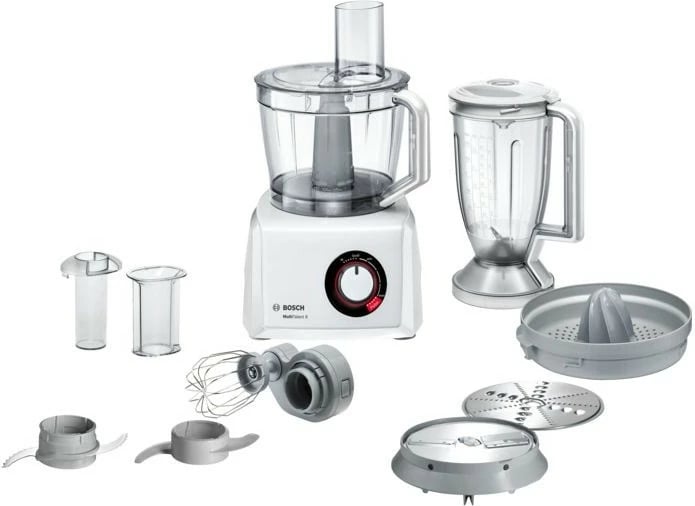 Pajisje kuzhine Bosch MultiTalent 8, 3.9 L, 1.5 L, 2 disqe, e bardhë