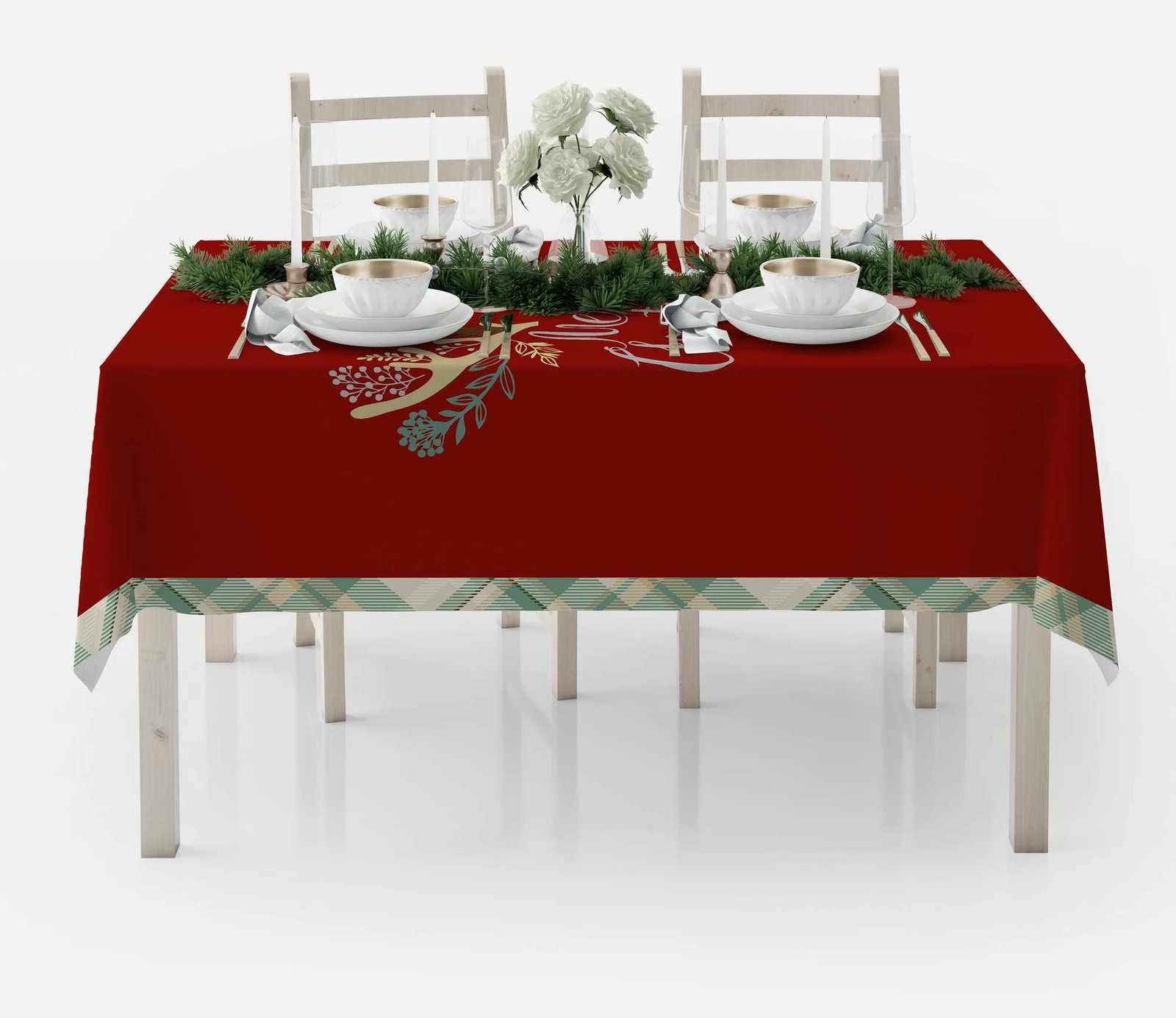 Mbulesë tavoline Hermia Concept, shumëngjyrëshe, HM-Tblnwy26-2, 140x140cm