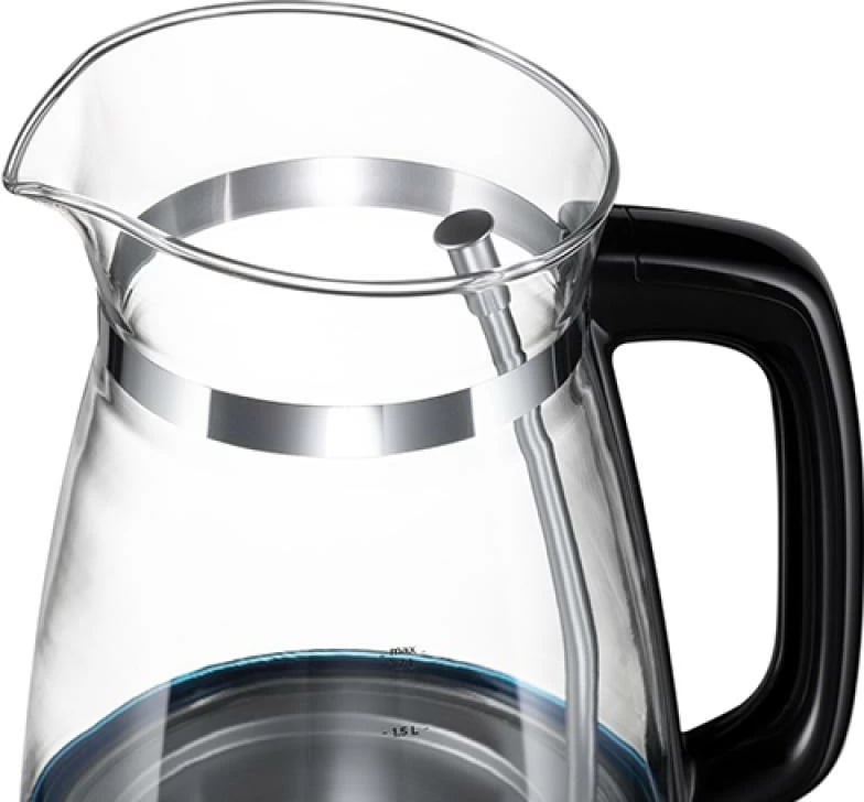 Zierës uji elektrik, Russell Hobbs, 26080-70, 1.7L qelq, zi