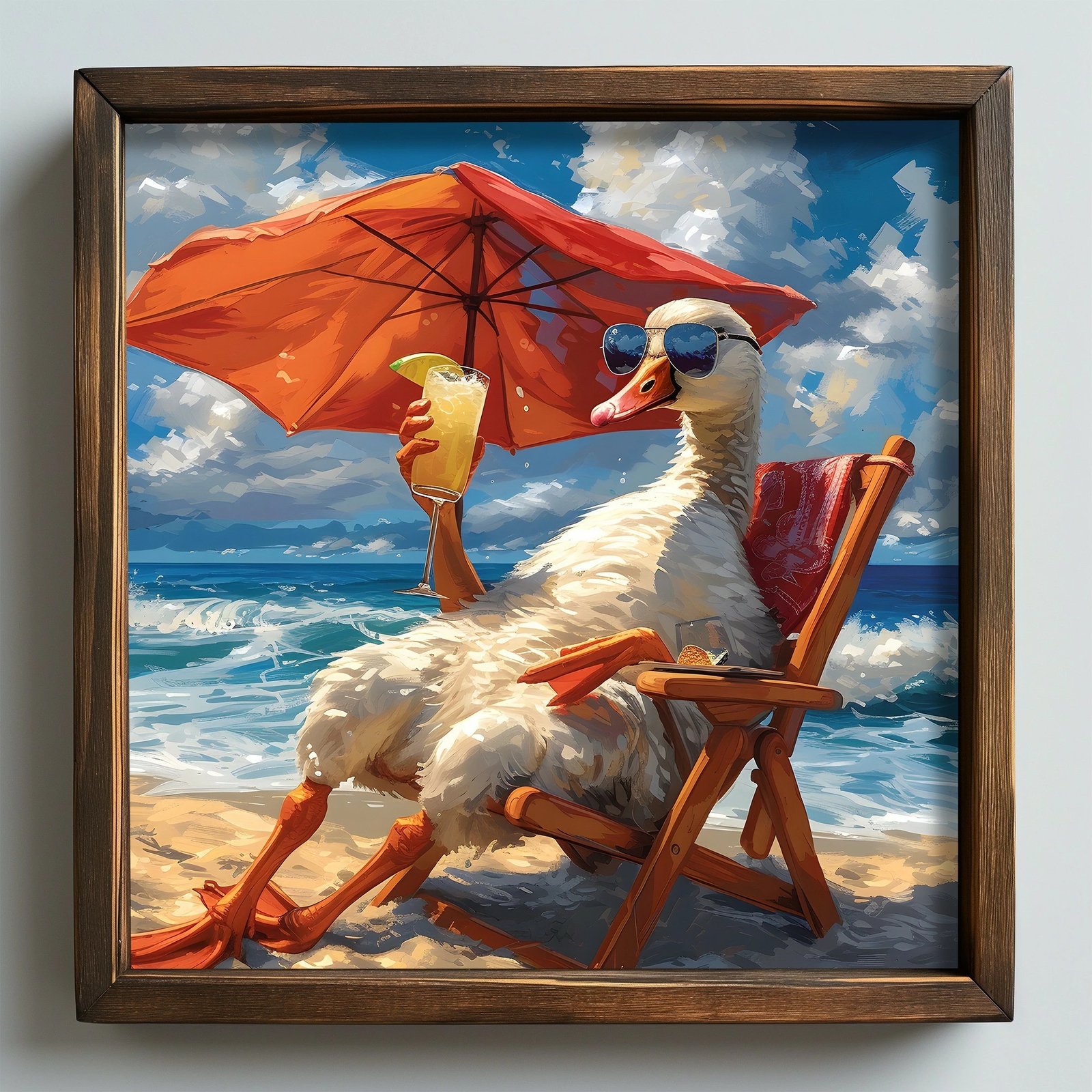 Pikturë dekorative me kornizë MDF, Wallity, AI067, shumëngjyrëshe, 50x50x3.5cm