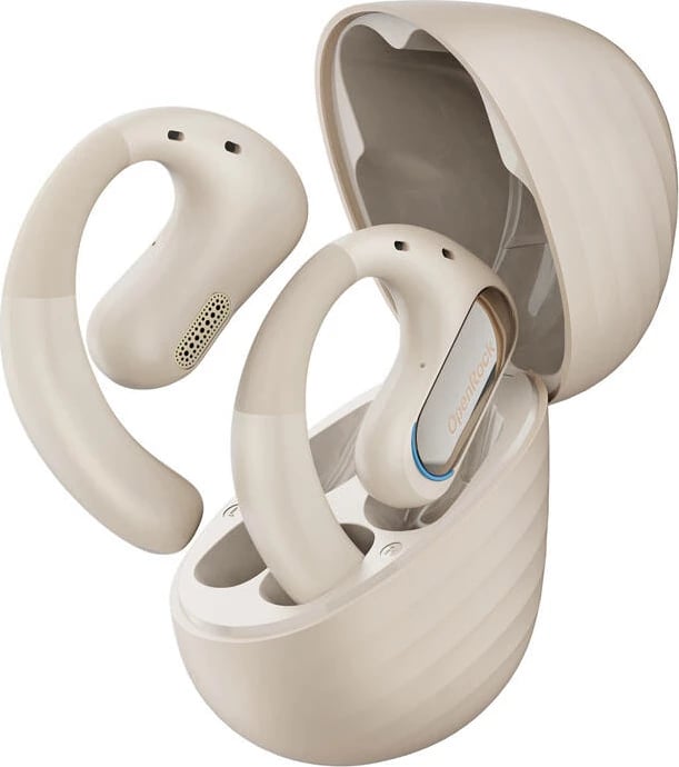 Kufje wireless sportive OneOdio OpenRock Pro, Bluetooth 5.2, bezhë