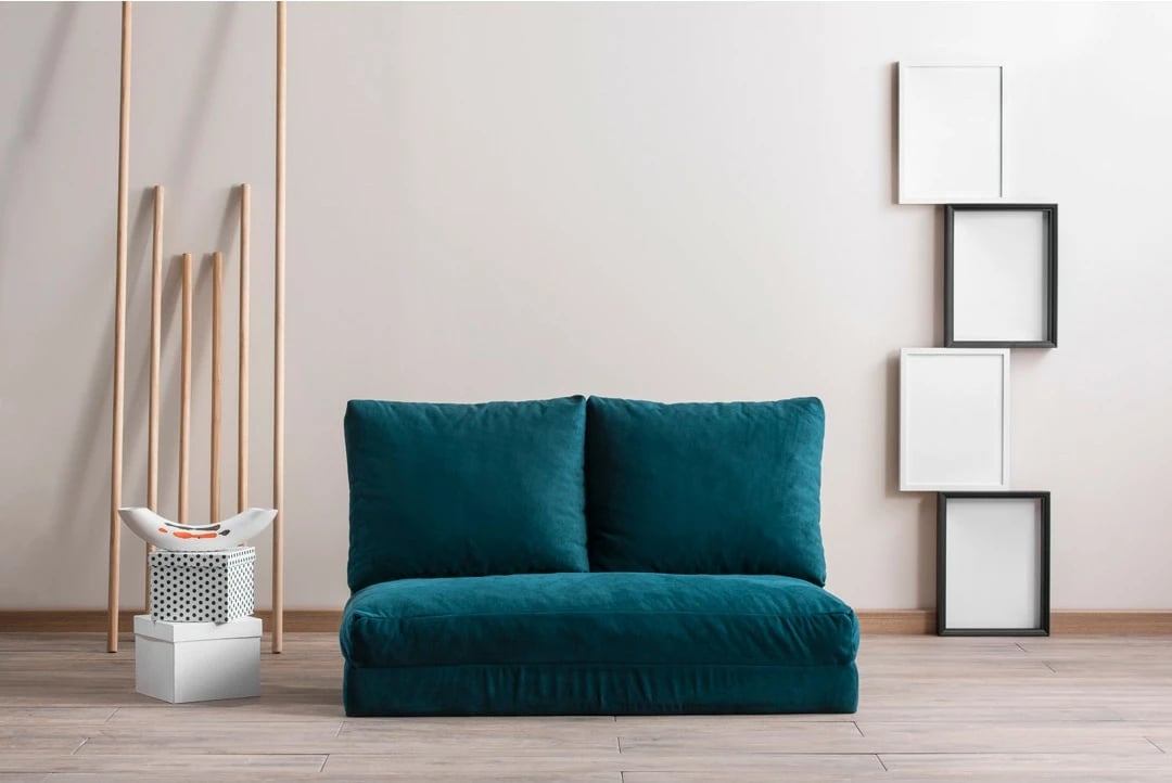 Divan-krevat 2 vende, Atelier del Sofa, Taida, ngjyrë jeshile petrol
