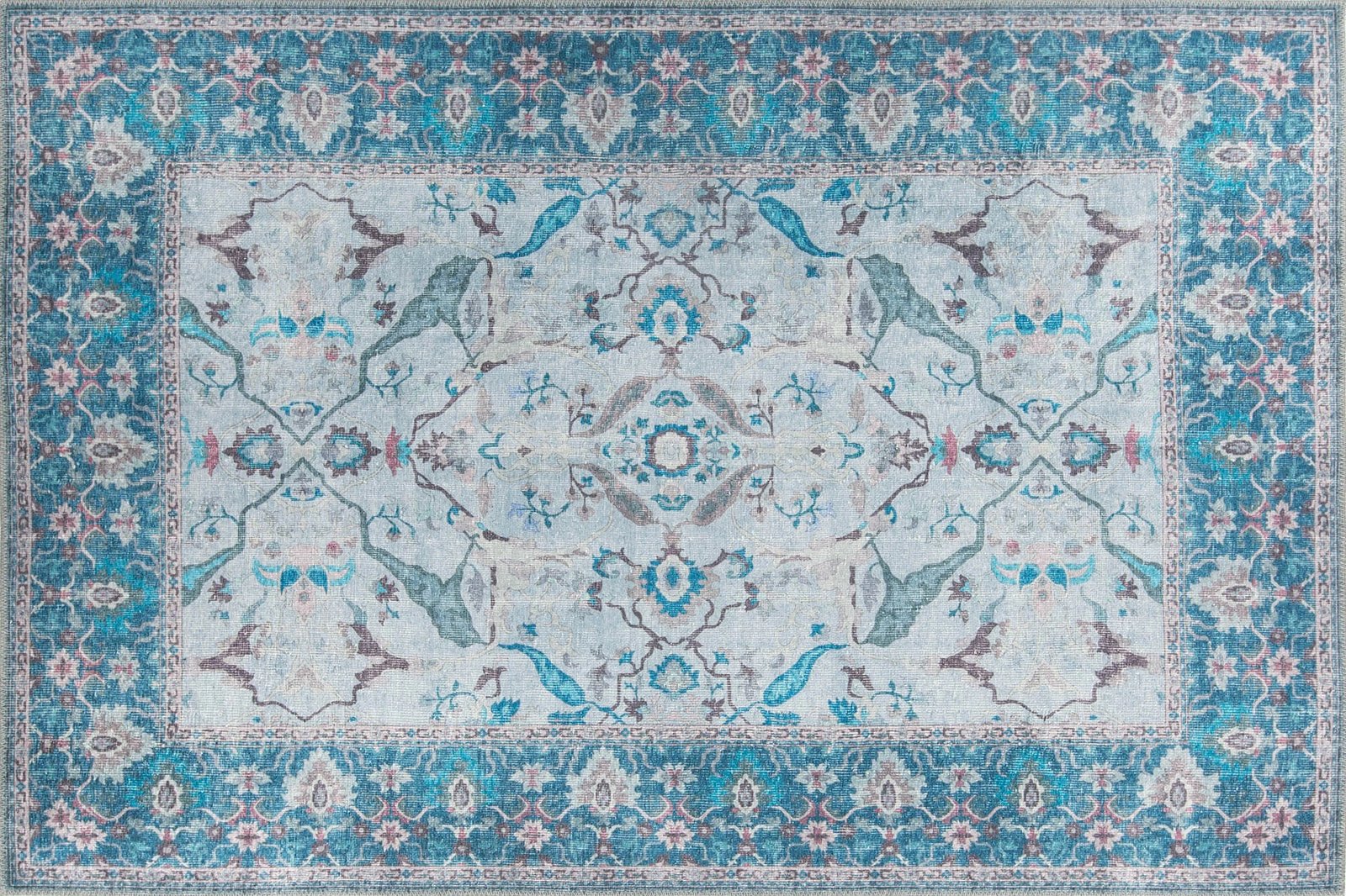 Qilim Conceptum Hypnose, Dorian Chenille, blu, 230x330 cm