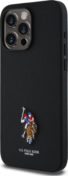 Mbështjellës U.S. Polo Assn. USHCP15XPEMK për iPhone 15 Pro Max 6.7", i zi Mbështjellës U.S. Polo Assn. USHCP15XPEMK për iPhone 15 Pro Max 6.7", i zi