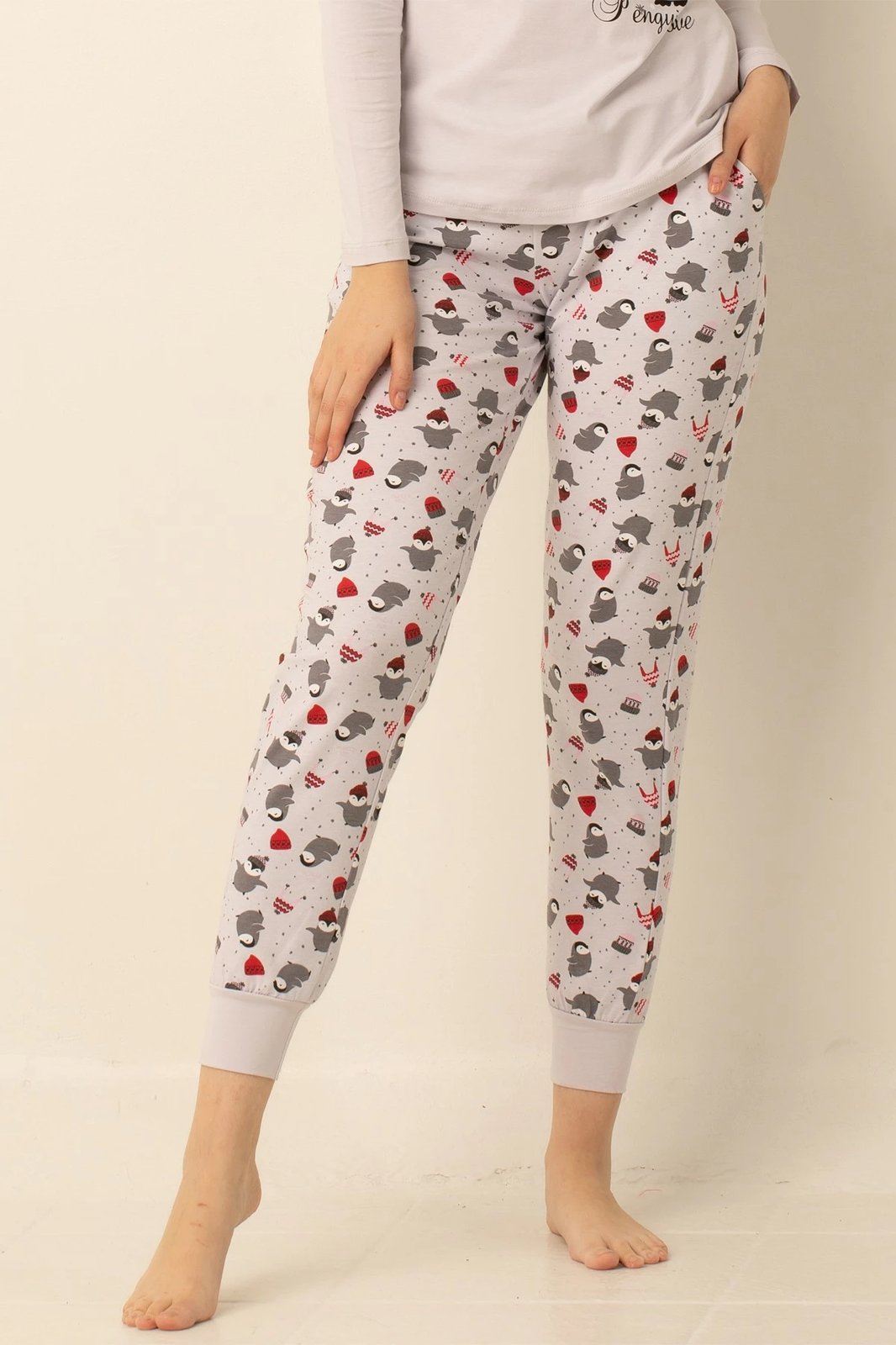 Pizhama grash, ngjyrë gri, Jumeon 002-000659, set