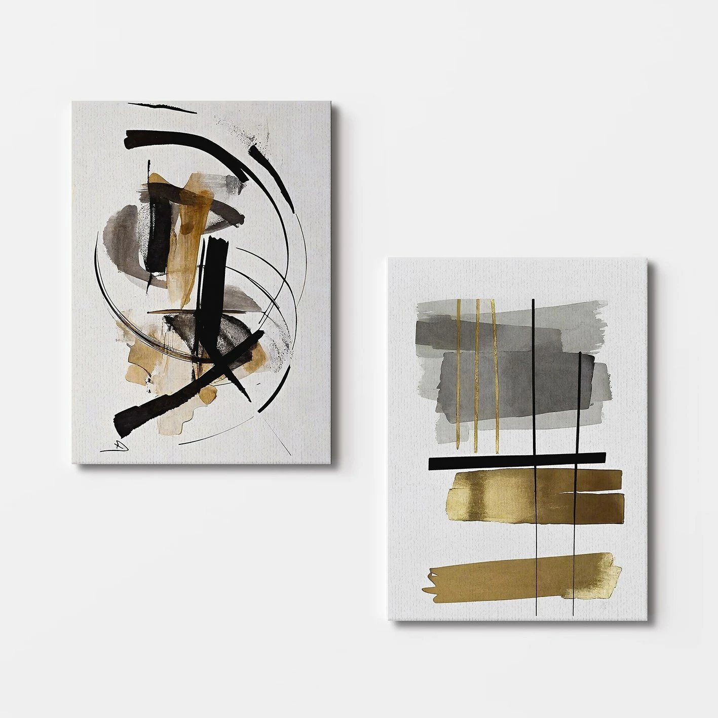 Pikturë dekorative në kanavacë (2 copë), Wallity, 2KNV4350, 70x100 cm